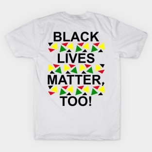 ALKEBULAN - BLM TOO! TRIBE (Black Letters) T-Shirt